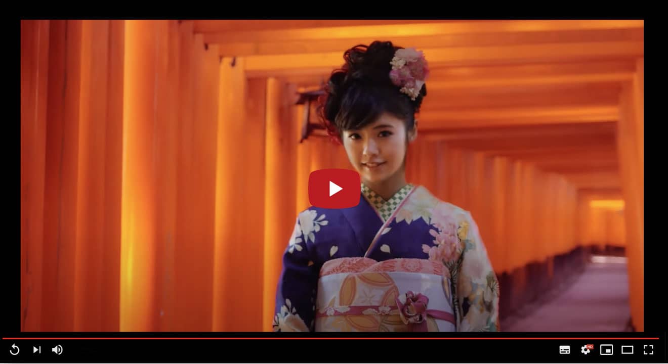 晴れの日京都にて